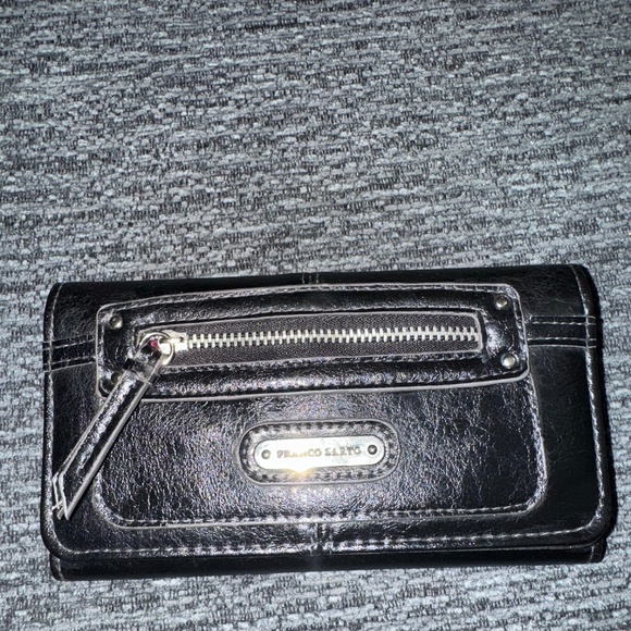 Franco Sarto Black Leather Wallet - Picture 1 of 6